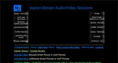 Desktop Screenshot of kaplanhtdesign.com